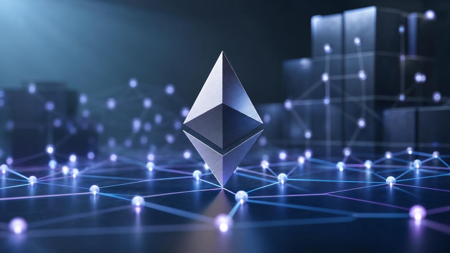Diagram showing how ETH, gas, wallet addresses, transactions and smart contracts connect within the Ethereum network
